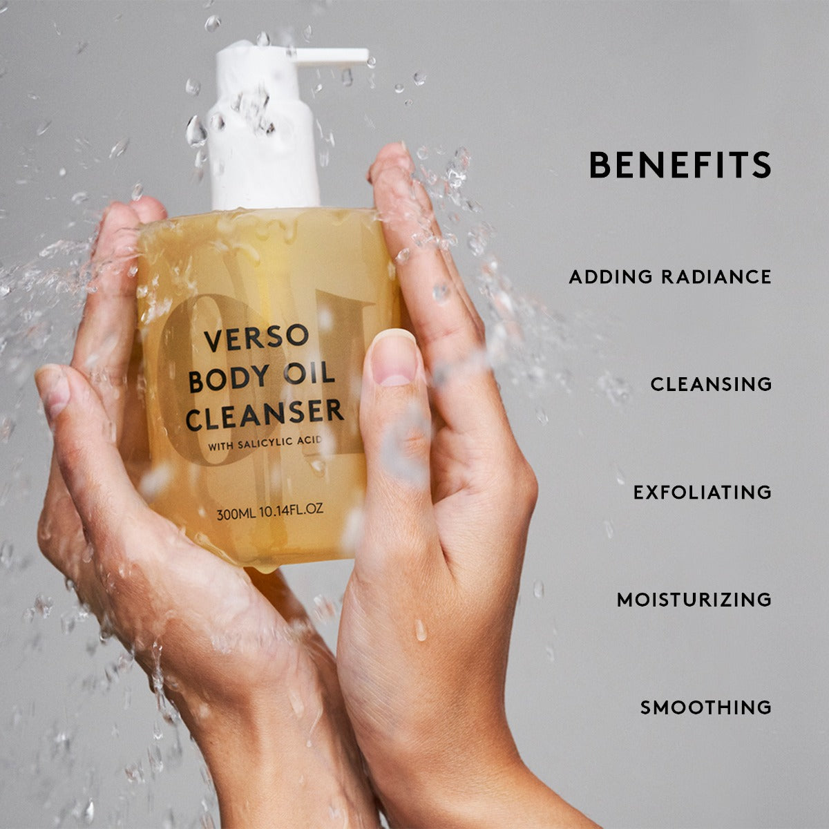 Verso Skincare Body Oil Cleanser - Salicylic Acid 300ML