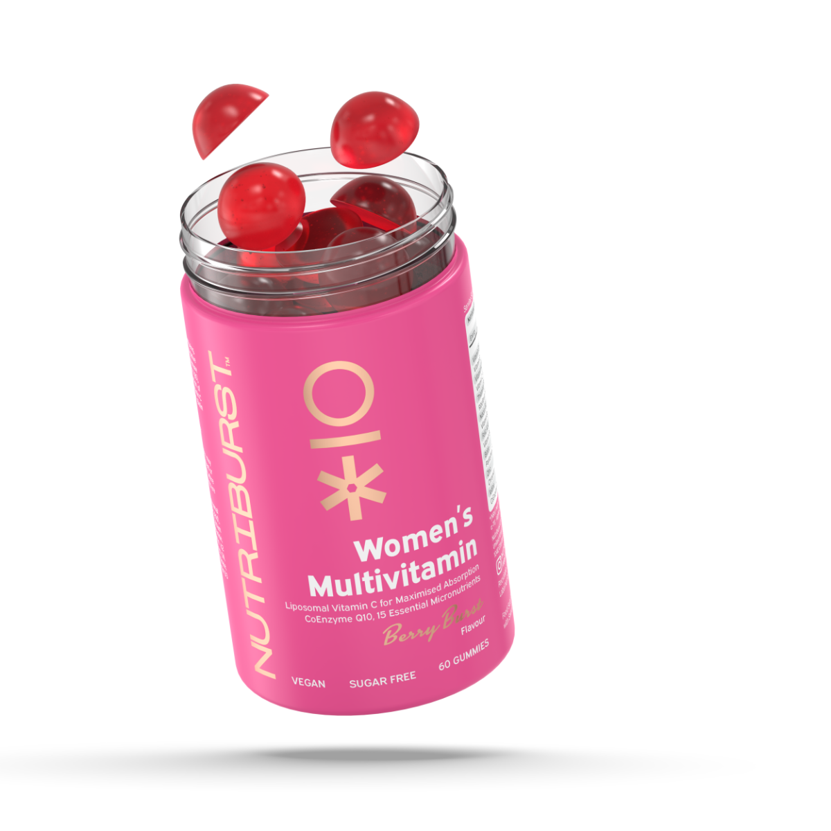 Nutriburst Women's Multi Vitamins - Berry Burst - 60 Gummies