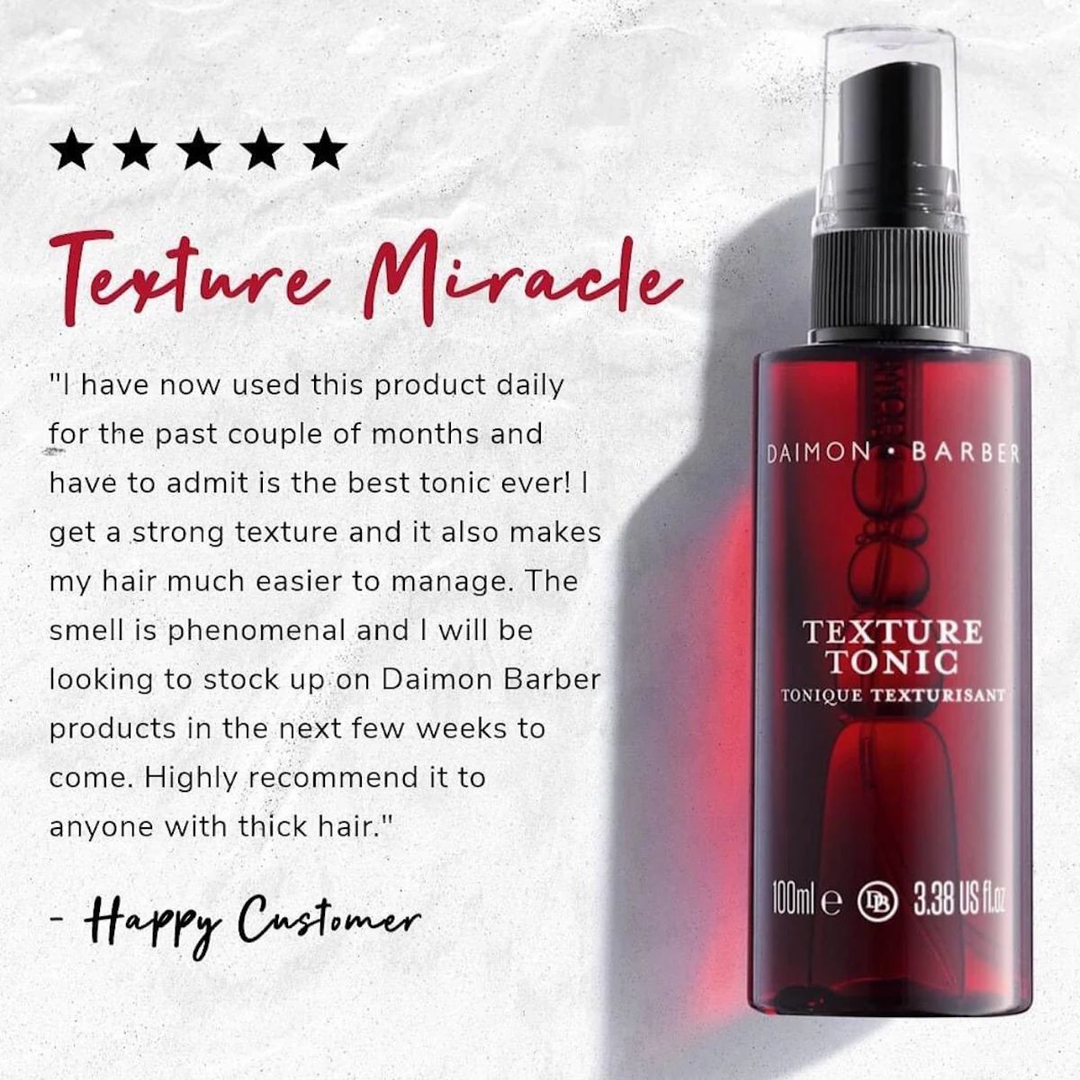 Daimon Barbers Texture Tonic 100ml