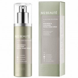 M2 Beaute Ultra Pure Solutions Hyaluron & Collagen Facial Nano Spray  75ml