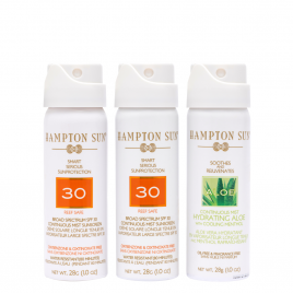 Hampton Sun Travel Trio  (Two SPF 30, One Aloe Mist) 