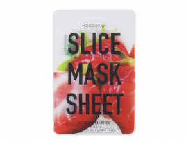 Kocostar Strawberry Slice Mask Sheet (6 Patches)