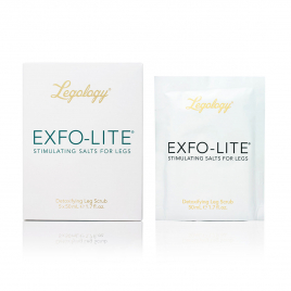Legology Exfo-Lite Stimulating Salts, treat cellulite as part of your skincare routine