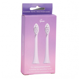 Gem Electric Toothbrush Replacement Heads - Rose