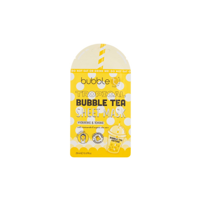 Bubble T Face sheet mask in Tropical with Aloe Vera & Niacinamide (20ml)