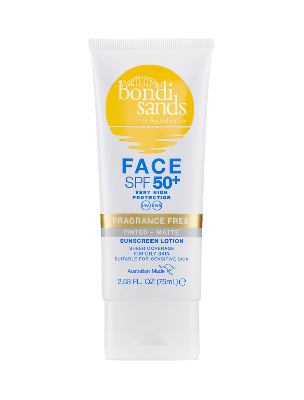 Bondi Sands SPF Fragrance Free 50+ Face Tinted - Matte