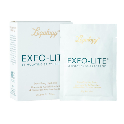 Legology Exfo-Lite Stimulating Salts, treat cellulite as part of your skincare routine