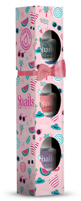 Mini snails 3pack Very Berry Licious (Aurora-Pinky Pink-Loving)
