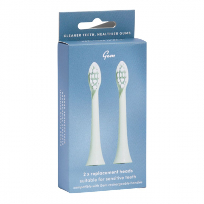 Gem Electric Toothbrush Replacement Heads - Mint