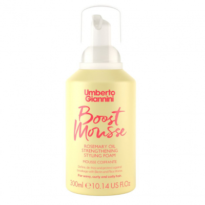 Umberto Giannini Boost Mousse Rosemary Oil Strengthing Styling Foam 290ml