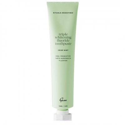 Gem Triple Whitening Toothpaste 100g - Fluoride Mint