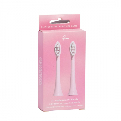 Gem Electric Toothbrush Replacement Heads - Coconut