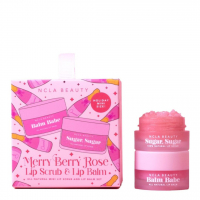 NCLA Beauty Merry Berry Rose Lip Scrub & Lip Balm Ornament Set